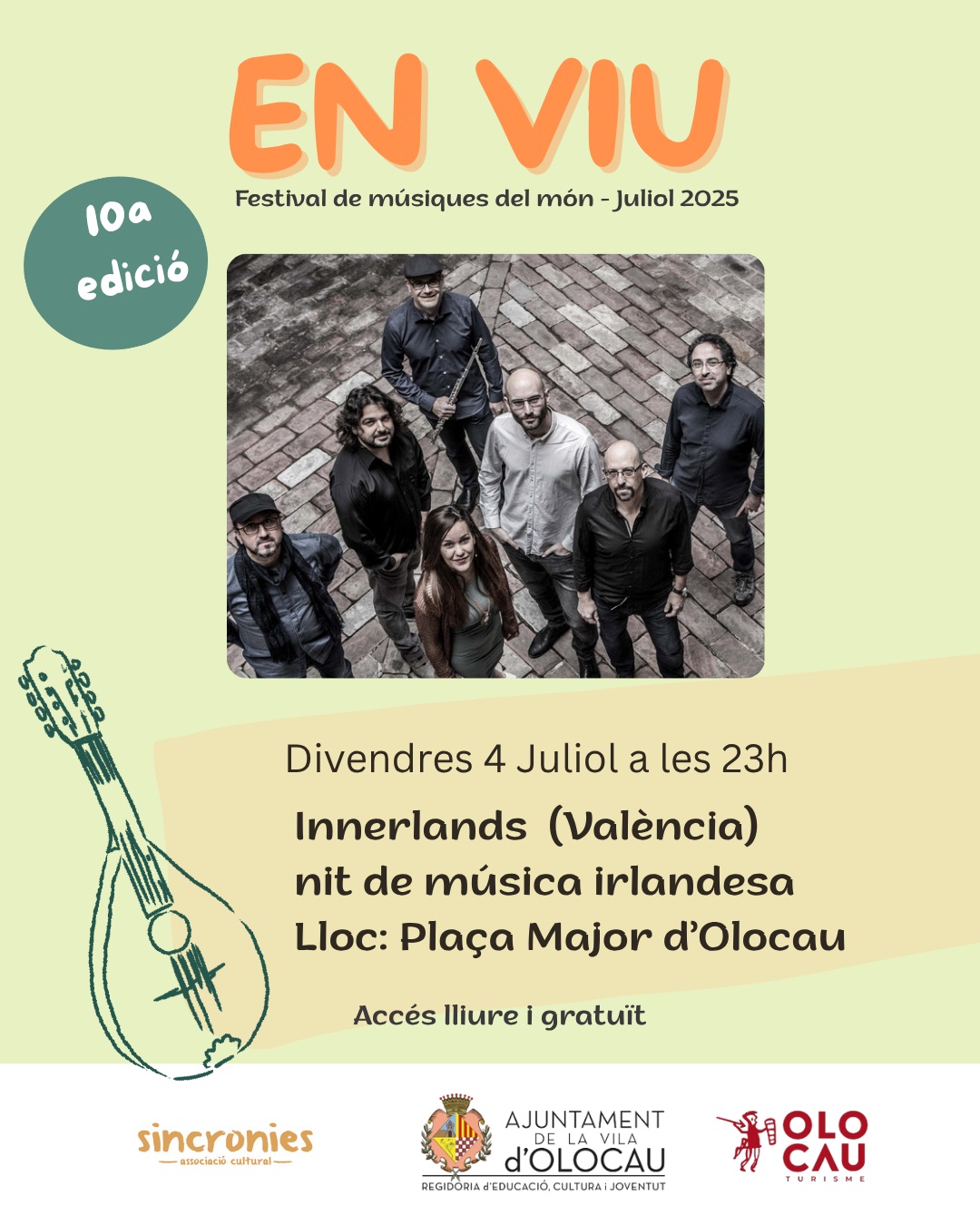 Concierto del grupo Innerlands (10º Festival En Viu)